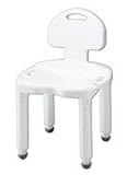 BATH BENCH W/BACK COMPOS CAREX Size: B671