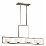 Kichler Lighting 42801AP 4 Light Island Light, Antique Pewter