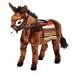 PLUSH BROWN STANDING DONKEY 18