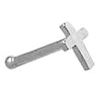 Solid 14KT White Gold Cross Nose Bone