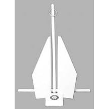Poly Coated Slip Ring Anchor White by