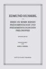 Ideen zu einer reinen Phänomenologie und phänomenologischen Philosophie: Zweites Buch: Phänomenologische Untersuchungen zur Konstitution - Nachdruck ... Edmund Husserl - Gesammelte Werke)
