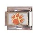 Clemson Tigers Glitter Italian Style Charm
