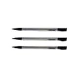 Electronics : 2-section Stylus Pen Pack (Black, 3-Pack) (Black, 3-Pack)