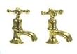 Dollhouse Miniature Brass Water Taps
