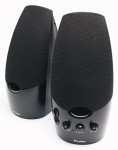 Labtec Spin 65 2.0 Computer Speakers (2-Speaker, Black)