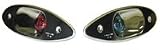 T-H MARINE SHARK EYE BI-COLOR NAVIGATION LIGHTsColor: Red & Green / Desc: 1 Pair
