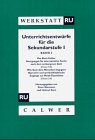 Werkstatt RU 3 - Unterrichtsentw&uuml;rfe f&uuml;r die Sekundarstufe 1 - Die Bibel erz&auml;hlt - (Lernmaterialien): BD 3 - 
