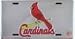 St Louis Cardinals License Plate