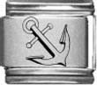 Clearly Charming Anchor Laser Italian Charm