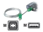 Belkin USB 2.0 Light Cable with Green Led 0.9m