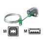 Belkin USB 2.0 Light Cable with Green Led 0.9m