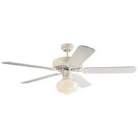 Montecarlo Ceiling Fans Builder Supreme Model 5BS52WH-11011 in White. Indoor fan.