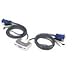 Iogear 2 Port MiniView Micro USB KVM Switch with Audio and Built-in Cable