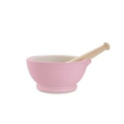 Milton Brook Pink Ceramic Pestle and Mortar S2