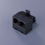 バッファローコクヨサプライ Arvel テレフォン分配アダプタプラグ：ジャック2 ATL236