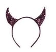 Red Sequin Devil Costume Horns