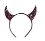 Red Sequin Devil Costume Horns