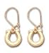 Indianapolis Colts Team Logo Earrings In 14kt Gold