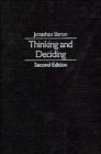 Thinking and Deciding Jonathan Baron