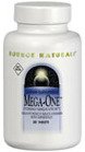 Mega-One Multiple - No Iron 90 Tabs ( High Potency - Formerly Mega-Vite 85 ) By Source Naturals