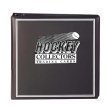 Ultra Hockey Card Album in Black with a Box of 100 Ultra Pro 9 Pocket Sheets