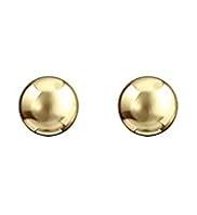 Gold Plated Ball Stud Earrings