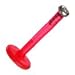 Stainless Steel 16g 3/8 Monroe PTFE w/Clear Push - Red Sold as a Pair