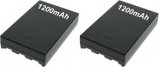 Fast Shipping. 2 packs of Canon NB-1LH Brand New Equivalent 1400mAh Li-ion Battery,