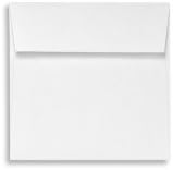 6 1/2 x 6 1/2 Square Envelopes - Savoy - Bright White - 100% Cotton (50 Qty.)