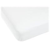 Jersey Knit Fitted Crib Sheets/Wrap-Under Corners- Ecru