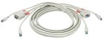 Premium KVM Combo Cable for LINDY CPU Switch Lite, 1m