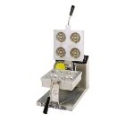 Belgian Waffle Baker, (4) 3-1/8 Size, Round, 120 V