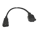  : 1FT Monitor Power Adapter Cable Nema 5-15R To IEC320 C14