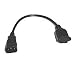 Electronics : 1FT Monitor Power Adapter Cable Nema 5-15R To IEC320 C14