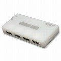 システムトークス SUGOI HUB4Xシリーズ ホワイト アダプタ付 USB2-HUB4XA-WH