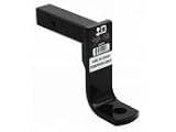 40206 DrawTite Class 4 (2 inch) Trailer Receiver Hitch Ball Mount/Drawbar - 10,000 lbs. GTW, 1-1/4 inch Ball Hole, 9 inch Length, 8 inch Drop, Black