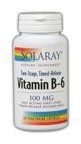 Solaray B 6 100 Two Stage Time Release 100 mg 60 Caps