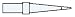 Weller ETS: Weller Soldering Tip for PES51 & EC1201A, Long Conical, 1/64