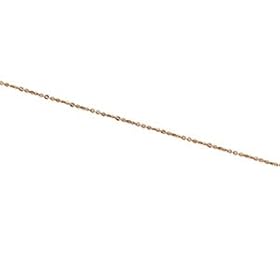 14K Rose Gold Flat Link Bracelet - 7.25 inches by 