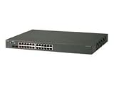 Nortel Business Ethernet Switch 1020-24T PWR - Switch - 24 ports - EN, Fast EN, Gigabit EN - 10Base-T, 100Base-TX, 1000Base-T + 2 x shared SFP (empty) - 1U