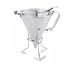 Paderno World Cuisine 7-1/2-Inch Diameter Stainless Steel Confectionary Funnel Stand