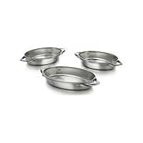 Calphalon Contemporary Stainless 3 PC Appetizer Dishes LR180911 by Calphalon