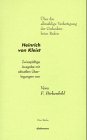 &Uuml;ber die allm&auml;hliche Verfertigung der Gedanken beim Reden: Zwiesp&auml;ltige Ausgabe mit aktuellen &Uuml;berlegungen - Heinrich von Kleist