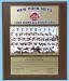 1969 New York Mets World Series Champions Plaque