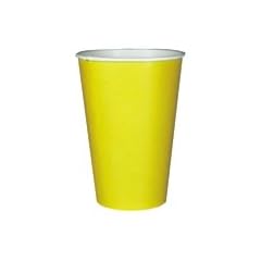 20 Trinkbecher, Pappe 0,2 l � 7 cm � 9,7 cm gelb