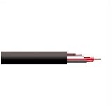 Black 15A Rated 4 Core Hiflex Professional Quality PA Speaker Cable. 100m Reel