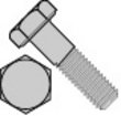 Hex Cap Screw Grade 2 Zinc 3/8-16 X 3/4 (Pack of 1,200)