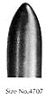 CRATEX RUBBERIZED ABRASIVES BULLET 1-3/4X7/8 EXTRA FINE