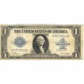 1923 $1 large size silver certificate, G-VG